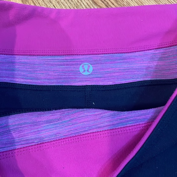 Women’s Lululemon Wide Leg Crop Black Capri Pants. Size 8. Excellent Condition. - Picture 6 of 12